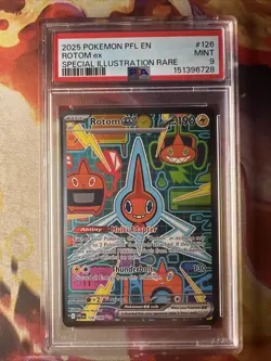 Pokemon 2025 Rotom ex 126/094 Full Art SIR Phantasmal Flames - Image 1