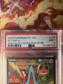 Pokemon 2025 Rotom ex 126/094 Full Art SIR Phantasmal Flames - Image 3