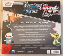 Pokemon TCG Scarlet & Violet—Black Bolt/White Flare Poster Collection Box - Image 3