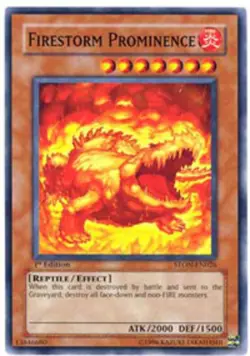 Firestorm Prominence - STON-EN026 - Common - 1st Edition Near Mint Yugioh! Card - Image 1