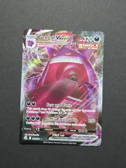 The Pokemon Company Pokemon TCG Gengar VMAX 157/264 Swsh08 Ultra Rare Holo - Image 1