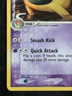 Pokemon TCG Quilava Delta Species 36/101 Dragon Frontier Reverse Holo Stamp - Image 5