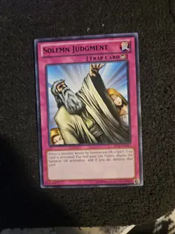 1x Yu-Gi-Oh! Solemn Judgment - BP01-EN047 - Black Rare - 1st Edition - Image 1