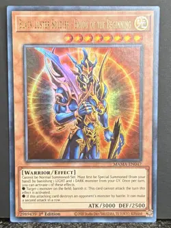 Yu-Gi-Oh! {{ Black Luster Soldier - Envoy Of The Begining }} #MAMA-EN047~UR~L@@K - Image 1