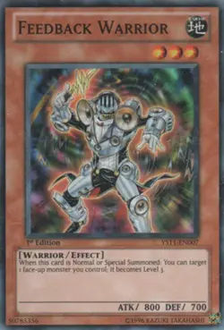 Feedback Warrior - YS11-EN007 - Common - 1st Edition Near Mint Yugioh! Card - Image 1