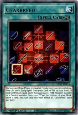 Gearbreed - TOCH-EN016 - Rare - 1st Edition Near Mint Yugioh! Card - Image 1