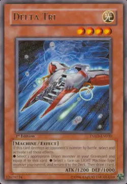 Delta Tri - TSHD-EN030 - Rare - 1st Edition Near Mint Yugioh! Card - Image 1