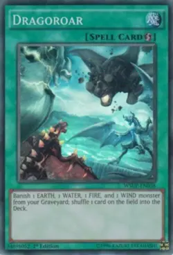 Dragoroar - WSUP-EN038 - Super Rare - 1st Edition Near Mint Yugioh! Card - Image 1