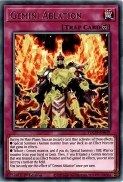 Gemini Ablation - TOCH-EN019 - Rare - 1st Edition Near Mint Yugioh! Card - Image 1