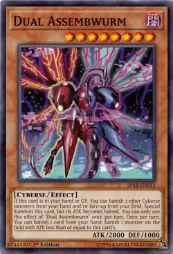 Dual Assembwurm - SP18-EN012 - Common - 1st Edition Near Mint Yugioh! Card - Image 1