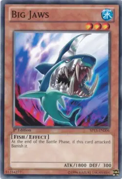 Big Jaws - SP13-EN006 - Common - Unlimited Edition Near Mint Yugioh! Card - Image 1