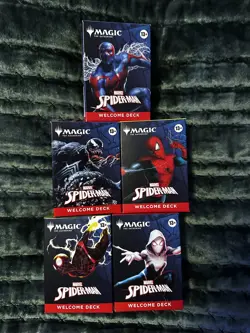 2025 Magic The Gathering Marvel Spider-Man Welcome Deck Complete Set- SDCC MTG - Image 1