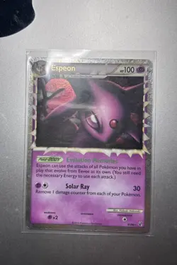 Espeon Prime 81/90 Undaunted Holo Ultra Rare Stage 1 100 HP Eng 2010 - Image 1