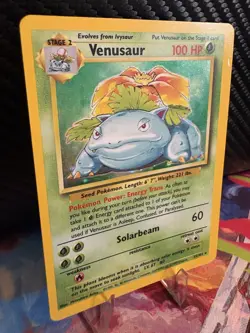 Pokemon Base Set Venusaur Holo 15/102 HP WOTC Vintage Holo Rare - Image 4