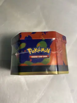 Pokemon TCG Mega Evolution Phantasmal Flames Charizard Ex Tin Factory Sealed Box - Image 3