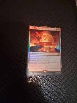 MTG The Fire Crystal (Foil) Final Fantasy Magic The Gathering Nm - Image 1