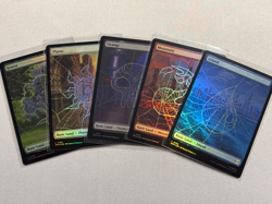 (x5) Basic Lands (FOIL) Marvel's Spiderman (SPM) - MTG - Image 1