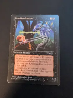 MTG Krovikan Horror - Alliances Card # 53 - Image 1