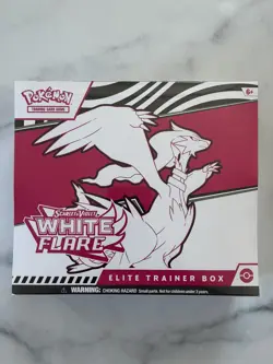 Pokemon TCG Scarlet Violet White Flare Elite Trainer Box ETB Sealed New - Image 1