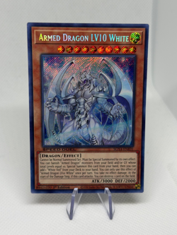 Armed Dragon LV10 White SGX4-ENE01 Secret Rare 1st Ed SPEED DUEL YuGiOh - Image 1
