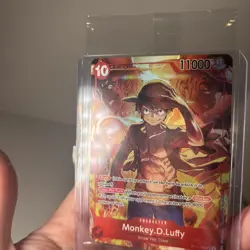 One Piece TCG Monkey D. Luffy #ST10-006 SR Promo Holo SEALED READ - Image 3