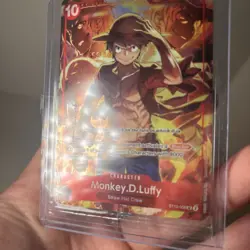 One Piece TCG Monkey D. Luffy #ST10-006 SR Promo Holo SEALED READ - Image 4