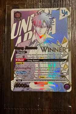 Union Arena Solo Leveling WINNER Sung Jinwoo Rare Battle - Image 1
