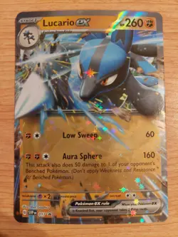Lucario ex - 017 (Scarlet & Violet Promo Cards) - Near Mint NM - Promo - Image 1