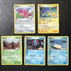 Pokemon Ex Legend Maker Stamped Reverse Holo Bundle (5) Cards - Image 1