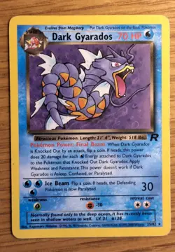 Pokemon TCG Team Rocket Dark Gyarados Card 25/82 Non-Holo - Image 1