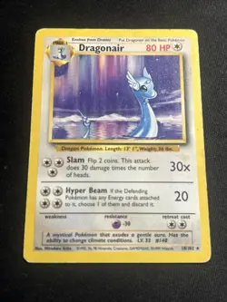 Dragonair 18/102 - Base Set - Pokemon Card - Vintage 1999 Rare - WOTC - Image 1