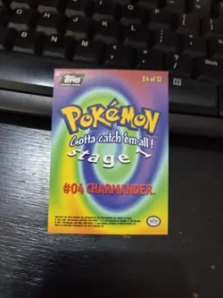 1999 Topps #04 Charmander Pokemon TV Animation Edition Vintage Card - Image 2