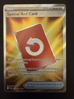 Full Art Special Red Card English Pokemon 113/086 - Image 1
