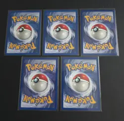 Vintage Team Rocket 1st Edition 5-Card Lot Squirtle Charmander, Magikarp... - Image 2