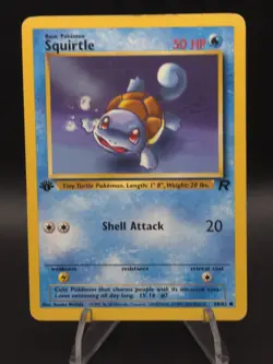 Vintage Team Rocket 1st Edition 5-Card Lot Squirtle Charmander, Magikarp... - Image 3