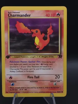 Vintage Team Rocket 1st Edition 5-Card Lot Squirtle Charmander, Magikarp... - Image 5