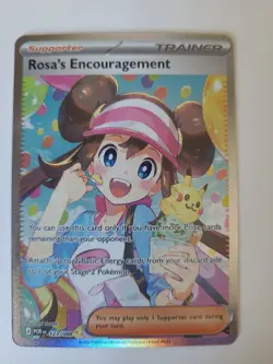 Pokemon Card Perfect Order SIR Rosa's Encouragement 123/088 NM - Image 1