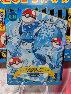 Pokemon Mengka 2.0 - Glaceon CR-009 Card Non TCG - Image 1