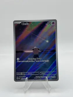 Cleffa Scarlet & Violet Obsidian Flames Illustration Rare Card 202/197 - Image 1
