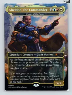 MTG Sheldon, the Commander - Ruhan of the Fomori (Rainbow Foil) Foil SL 1695 NM - Image 1