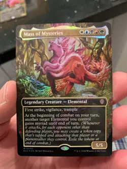 MTG ~ Mass of Mysteries (Borderless Foil) Lorwyn Eclipsed Commander ~ NM Mythic - Image 1