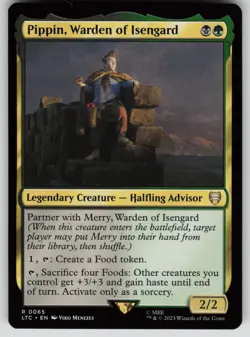 Pippin, Warden of Isengard Commander: The Lord of the Rings 65 MTG NM - Image 1