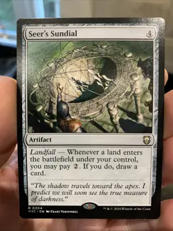 Seer's Sundial - M3C Rare - MTG Magic Pack fresh - Image 1