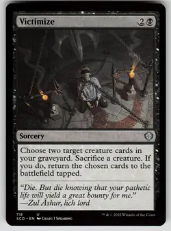 Victimize Uncommon Starter Commander Decks 118 MTG Near Mint 2022 - Image 1
