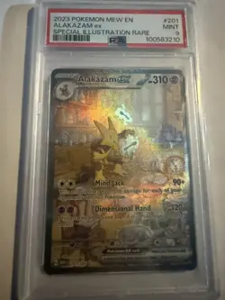 Alakazam ex 201/165 Scarlet & Violet 151 PSA Graded 9 English Pokemon TCG - Image 1