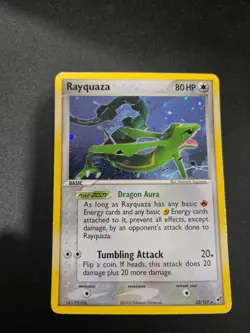 Pokemon TCG Rayquaza EX Deoxys 22/107 Holo Rare 80HP ENG 2005 Sugiyama, Ungraded - Image 1