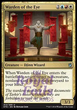 Warden of the Eye 2x FOIL MTG KTK Khans of Tarkir Uncommon MINT blue red white - Image 1