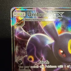 2017 Pokemon SUN & MOON Umbreon GX 80/149 Ultra Rare Holo LP-NM RAW Eeveelution - Image 3