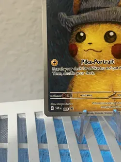 Pikachu with Grey Felt Hat - Van Gogh Promo SVP 085 Pokemon - Image 5