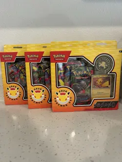 Nintendo Pokemon TCG 2026 Pokemon Day Booster Packs 3x with Promo Card Pikachu - Image 1